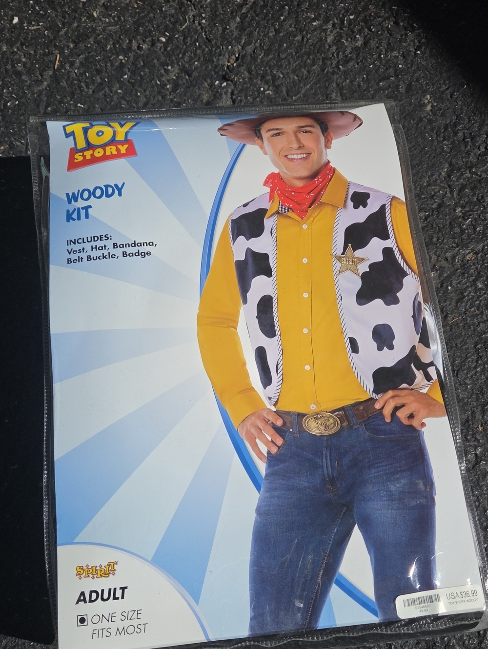 Woody Men's Adult Halloween Costume Kit